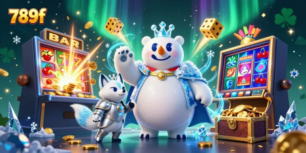 Experience thrilling gameplay in 789f with a dynamic casino scene featuring captivating characters.