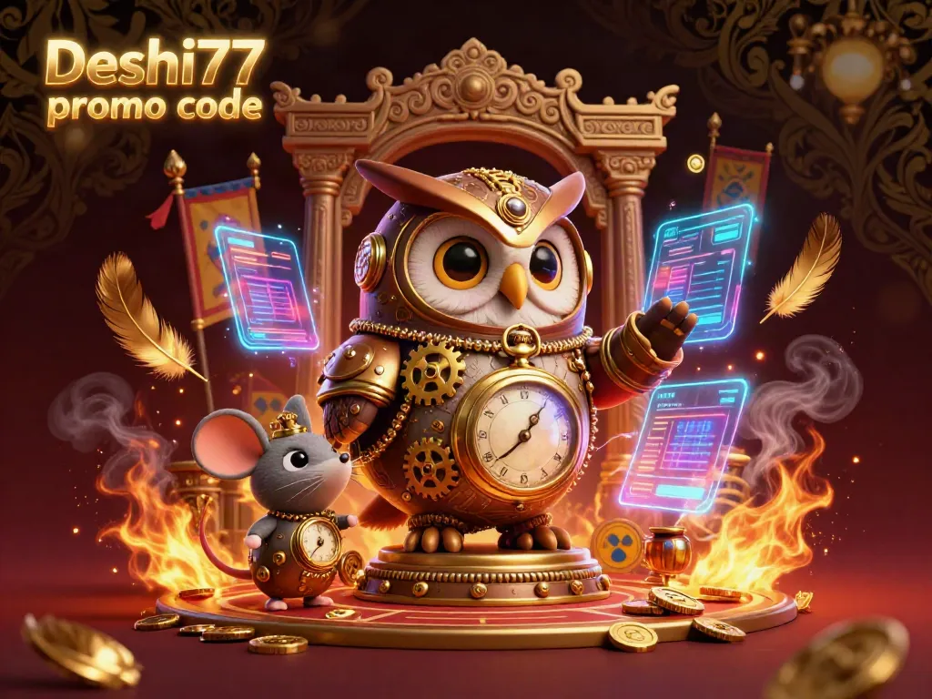 Experience the Deshi777 promo code to unlock exclusive bonuses and rewards at this cinematic gaming scene.