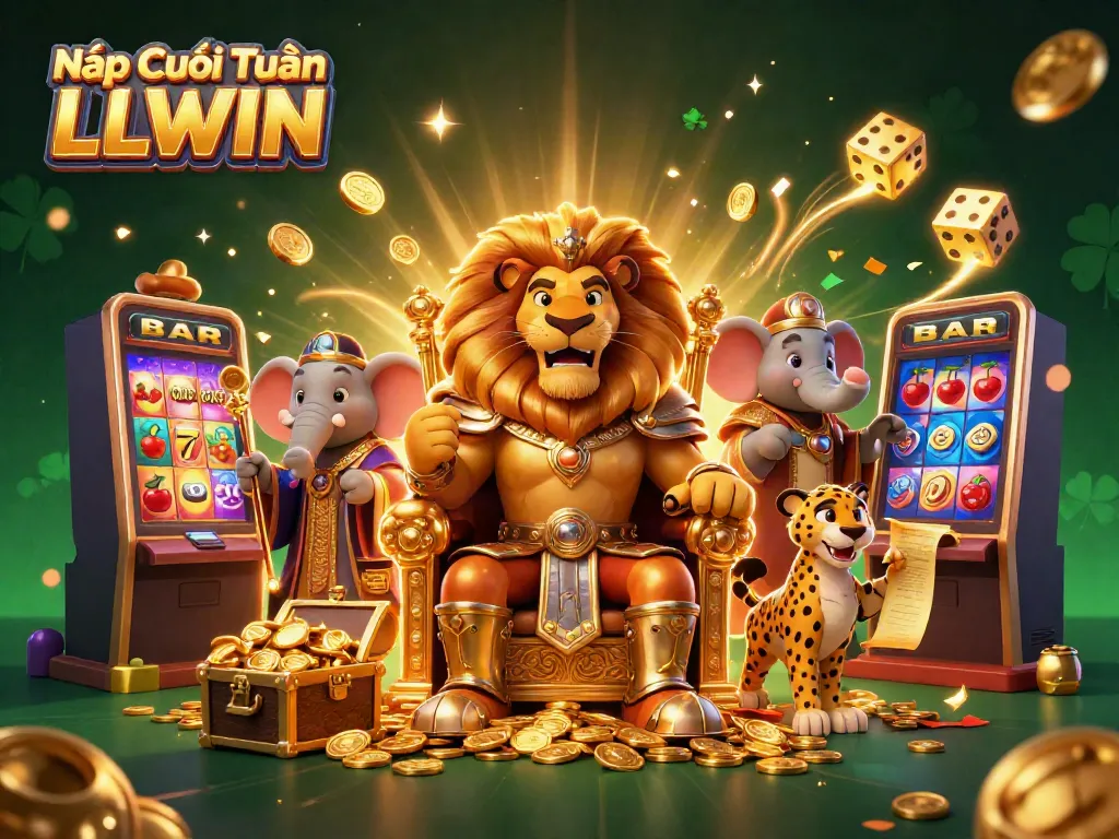 Nạp Cuối Tuần LLWIN: Maximize your deposits with kingly rewards and vibrant festive gaming.