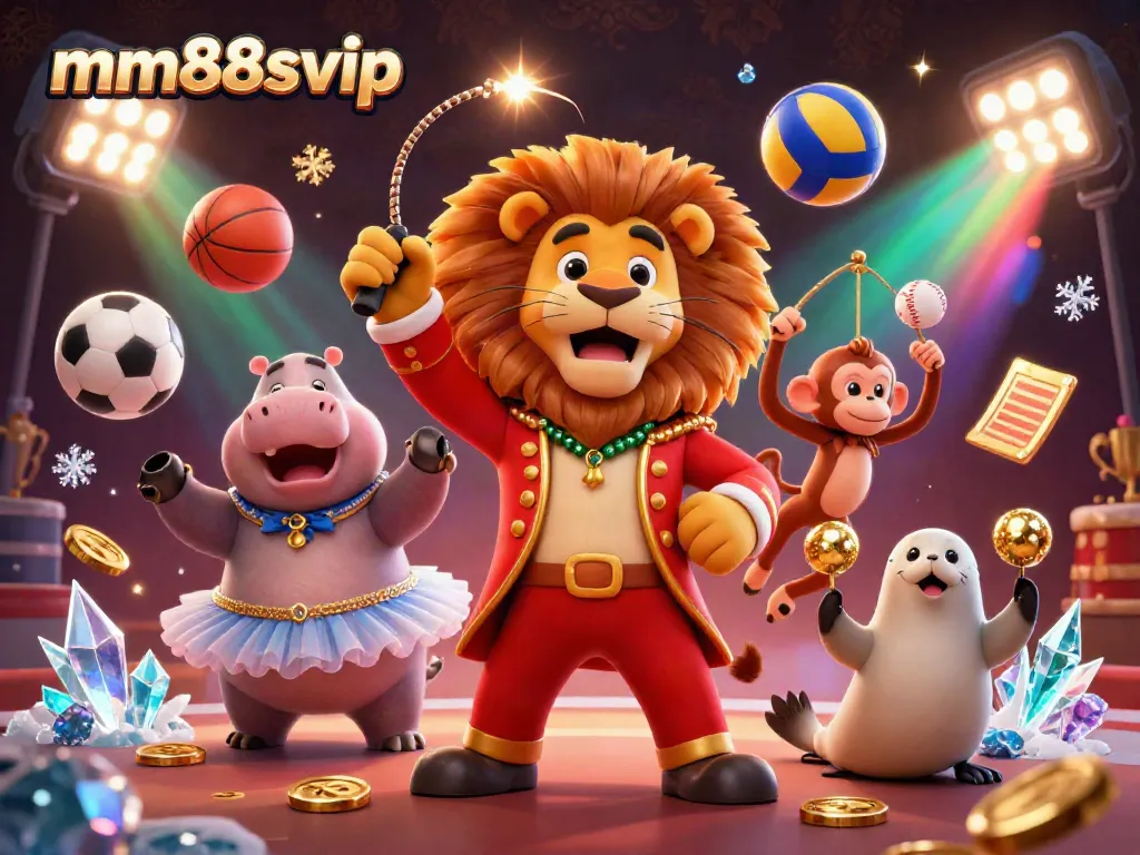 Experience thrilling moments with mm88svip as you dive into an energetic casino scene featuring vibrant characters and exciting elements.