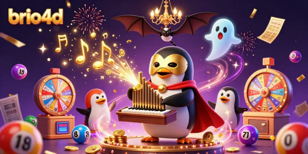 Experience thrilling gameplay with the vibrant brio4d casino illustration featuring exciting game elements.